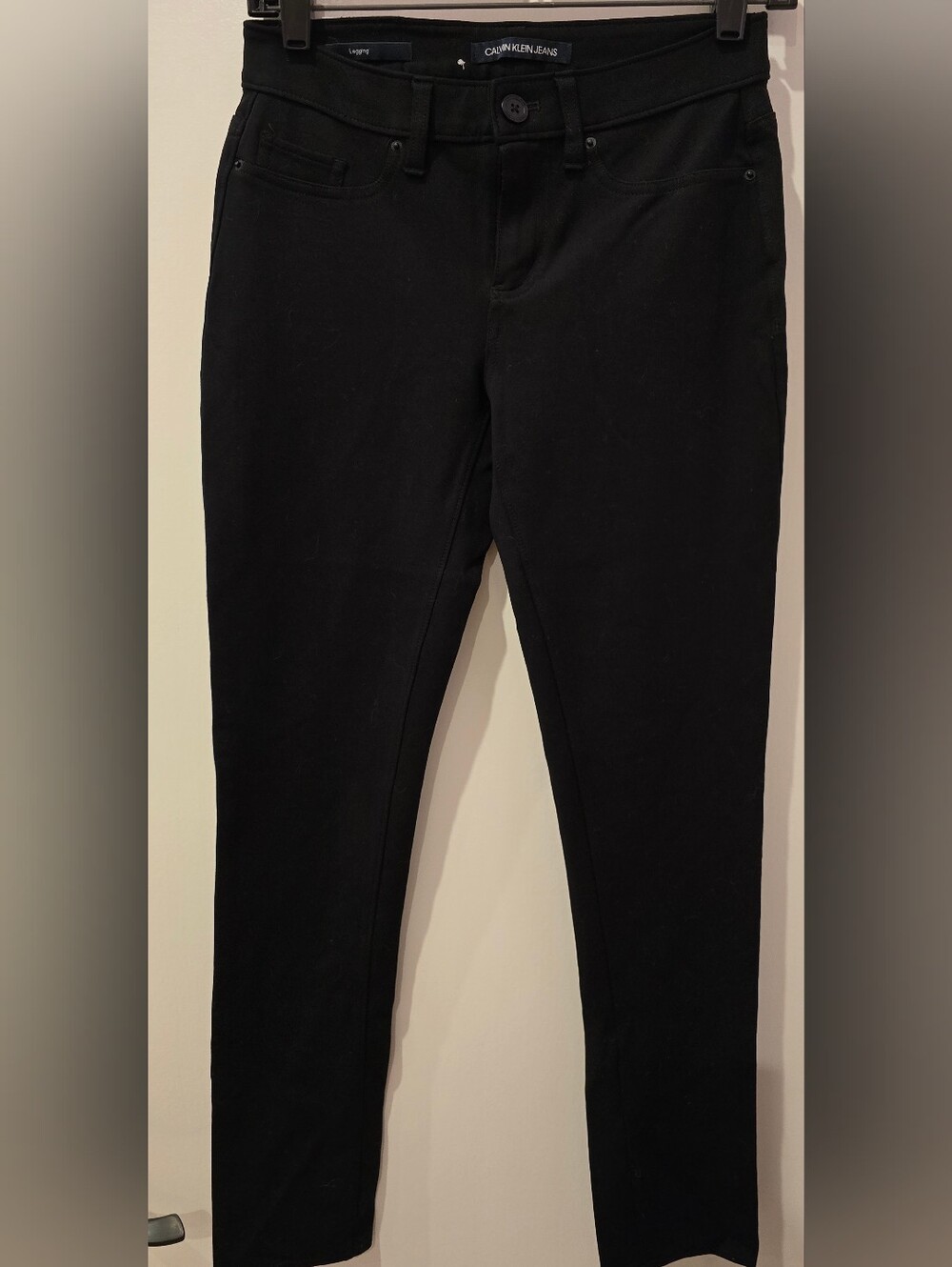 Calvin Klein Jeans Black Stretch Jeggings / Leggings